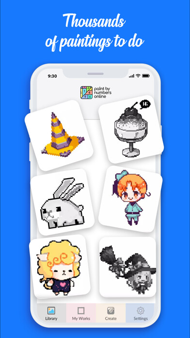 Emulate iPhone app Paint by numbers for adults using MyAndroid Emulate iPhone app Paint by numbers for adults using MyAndroid