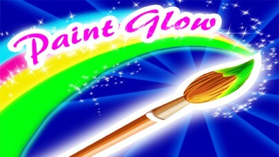 Emulate iPhone app Paint Glow -glowing color draw using MyAndroid