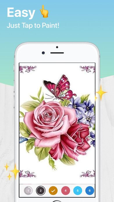 Emulate iPhone app Painting Therapy by Number using MyAndroid Emulate iPhone app Painting Therapy by Number using MyAndroid