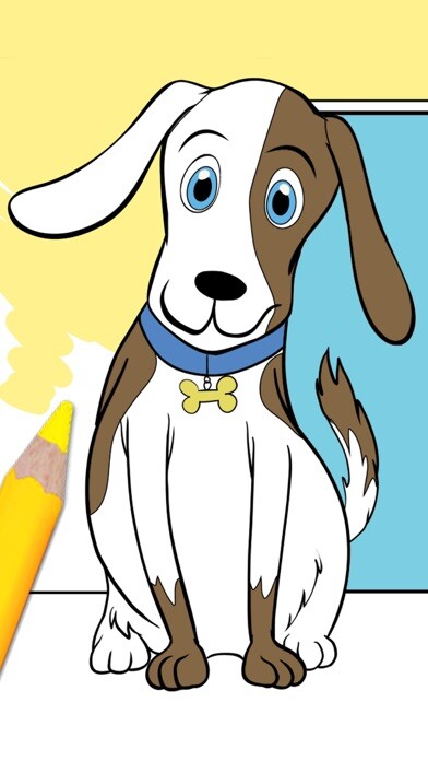 Emulate iPhone app Paint pets in coloring book children using MyAndroid Emulate iPhone app Paint pets in coloring book children using MyAndroid