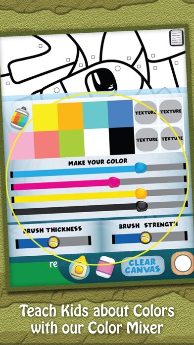 Emulate iPhone app Paint & Play Animal Planet using MyAndroid