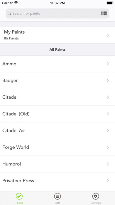 Emulate iPhone app Paint Pot using MyAndroid