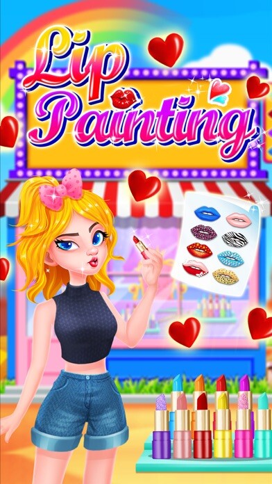 Emulate iPhone app Paint the lips, Beauty! using MyAndroid Emulate iPhone app Paint the lips, Beauty! using MyAndroid