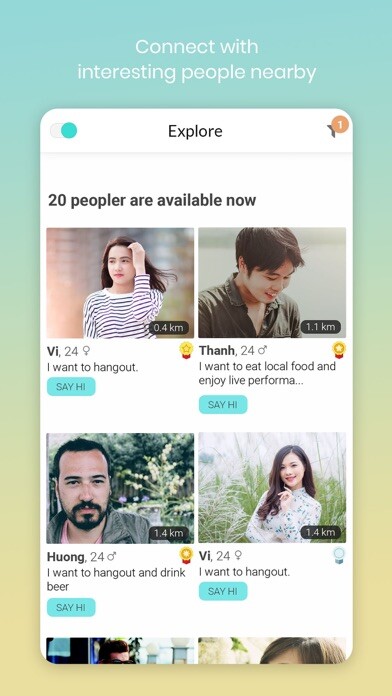 Emulate iPhone app Paired-Meet nearby travelers using MyAndroid