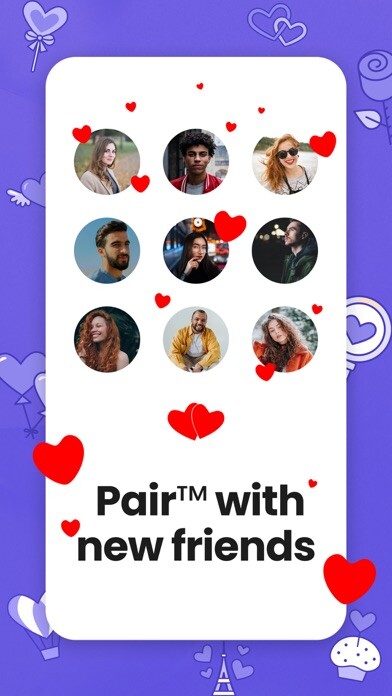 Emulate iPhone app Pair: Meet People, Find Friend using MyAndroid