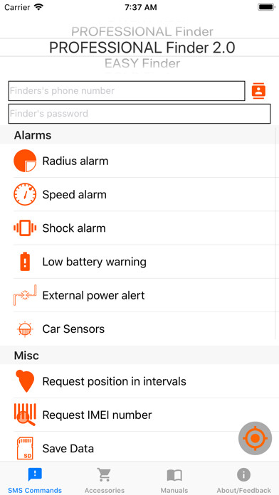 Emulate iPhone app PAJ SMS App using MyAndroid