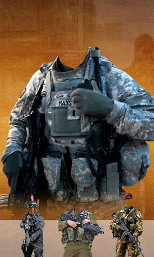 Run android online APK Pak commando suit editor-dress changer face swap from MyAndroid or emulate Pak commando suit editor-dress changer face swap using MyAndroid