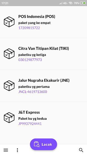 Run android online APK PaketKu - Cek Resi dan Ongkir from MyAndroid or emulate PaketKu - Cek Resi dan Ongkir using MyAndroid
