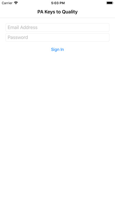Emulate iPhone app PA Keys to Quality using MyAndroid