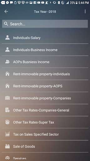 Run android online APK Pak Income Tax Calculator from MyAndroid or emulate Pak Income Tax Calculator using MyAndroid