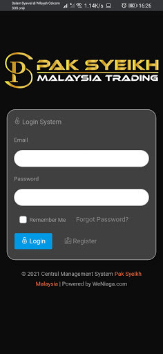 Run android online APK Pak Syeikh Malaysia Trading from MyAndroid or emulate Pak Syeikh Malaysia Trading using MyAndroid