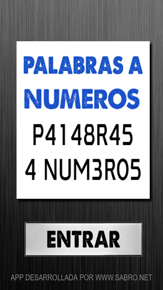 Run android online APK PALABRAS A NUMEROS convertidor from MyAndroid or emulate PALABRAS A NUMEROS convertidor using MyAndroid Run android online APK PALABRAS A NUMEROS convertidor from MyAndroid or emulate PALABRAS A NUMEROS convertidor using MyAndroid