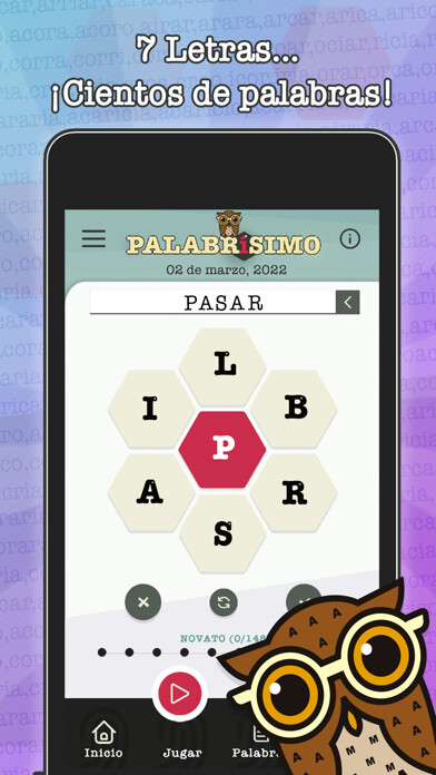Emulate iPhone app Palabrísimo: descubre palabras using MyAndroid Emulate iPhone app Palabrísimo: descubre palabras using MyAndroid
