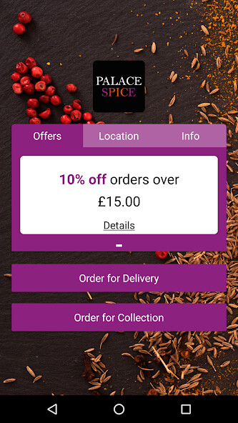 Emulate iPhone app Palace Spice using MyAndroid Emulate iPhone app Palace Spice using MyAndroid