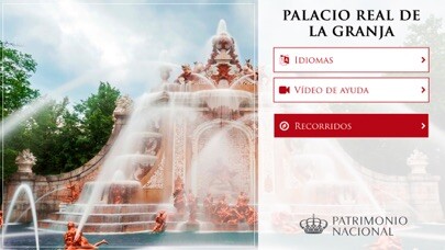 Emulate iPhone app Palacio Real de la Granja using MyAndroid