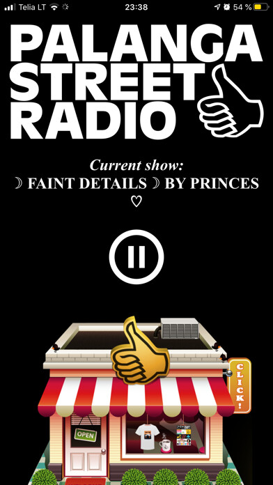 Emulate iPhone app Palanga Street Radio using MyAndroid