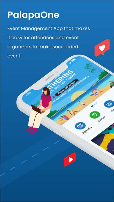 Emulate iPhone app PalapaOne : Event Management using MyAndroid