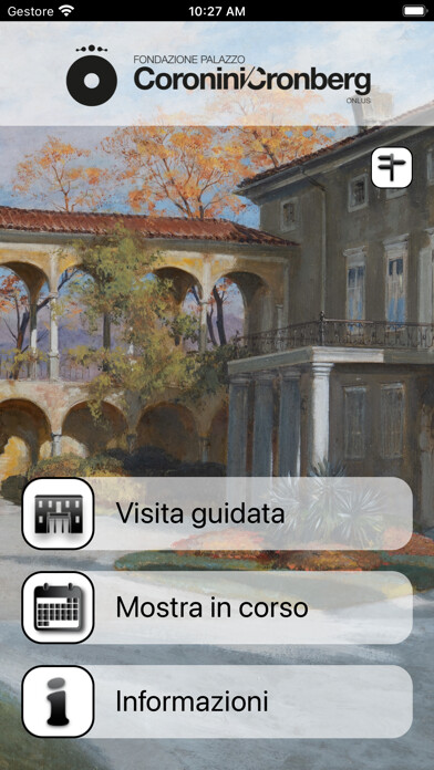 Emulate iPhone app Palazzo Coronini Cronberg using MyAndroid