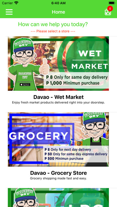Emulate iPhone app Palengke Boy using MyAndroid Emulate iPhone app Palengke Boy using MyAndroid
