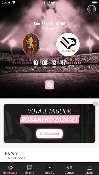 Emulate iPhone app Palermo F.C. using MyAndroid Emulate iPhone app Palermo F.C. using MyAndroid