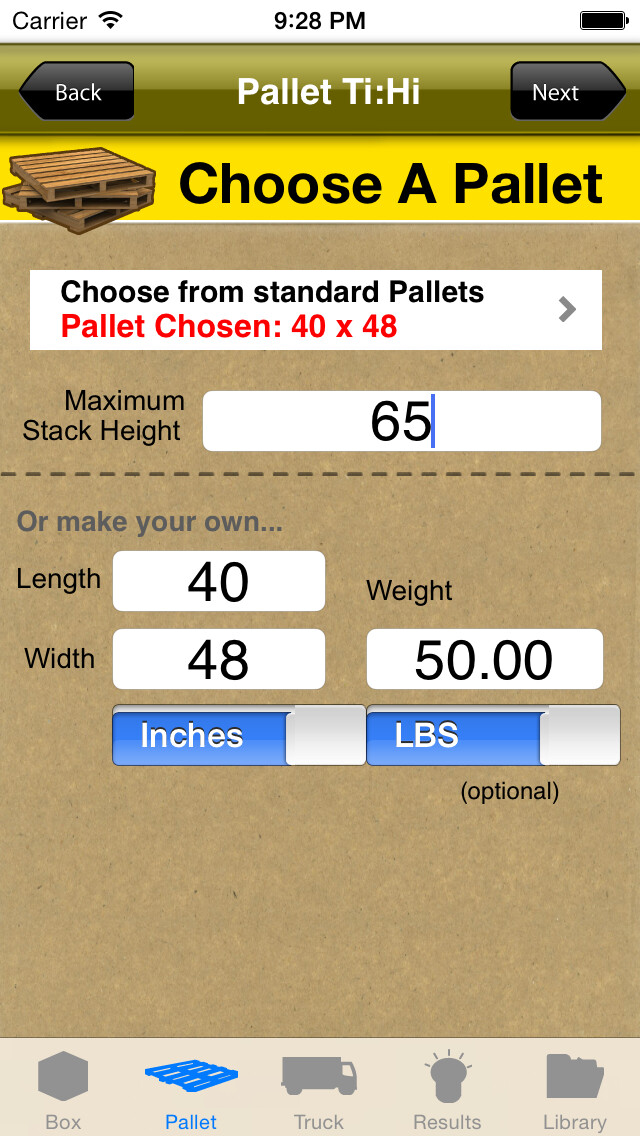Emulate iPhone app Pallet Ti Hi using MyAndroid Emulate iPhone app Pallet Ti Hi using MyAndroid
