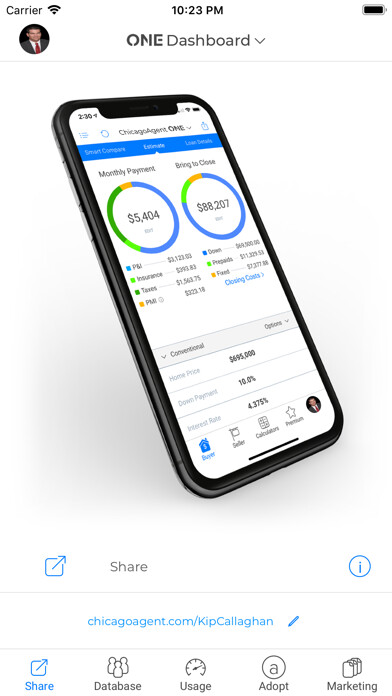 Emulate iPhone app PalmAgent Dashboard using MyAndroid