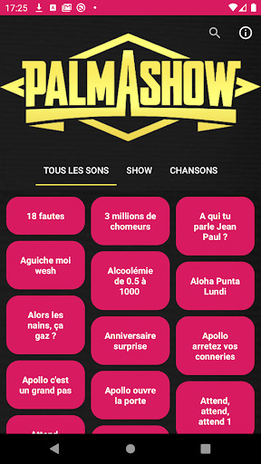 Run android online APK PalmaSound - La soundbox du PalmaShow from MyAndroid or emulate PalmaSound - La soundbox du PalmaShow using MyAndroid Run android online APK PalmaSound - La soundbox du PalmaShow from MyAndroid or emulate PalmaSound - La soundbox du PalmaShow using MyAndroid