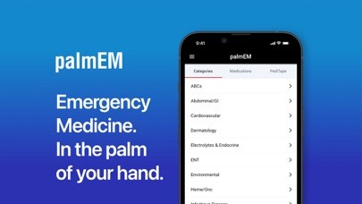 Emulate iPhone app palmEM Medical Quick Reference using MyAndroid Emulate iPhone app palmEM Medical Quick Reference using MyAndroid