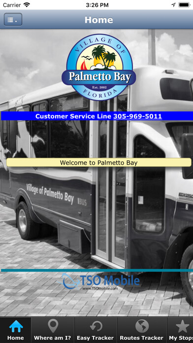 Emulate iPhone app Palmetto Bay IBUS using MyAndroid