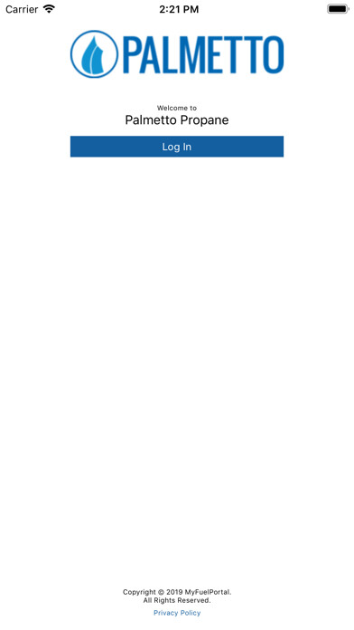 Emulate iPhone app Palmetto Propane using MyAndroid