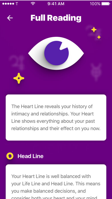Emulate iPhone app Palm Reader: Palmistry Fortune using MyAndroid