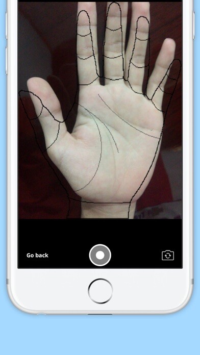 Emulate iPhone app Palm Reading+ - Predict future using MyAndroid