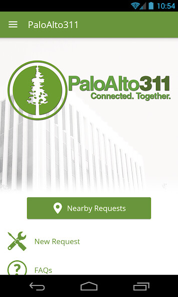 Emulate iPhone app PaloAlto311 using MyAndroid