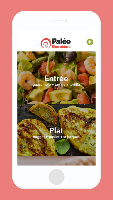 Emulate iPhone app Paléo Recettes using MyAndroid