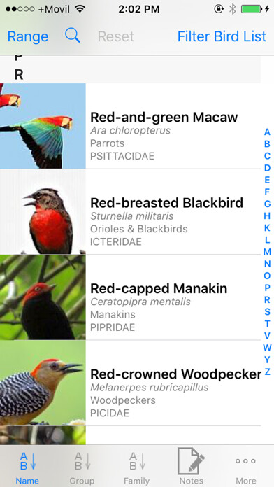 Emulate iPhone app Panama Birds Field Guide Basic using MyAndroid Emulate iPhone app Panama Birds Field Guide Basic using MyAndroid