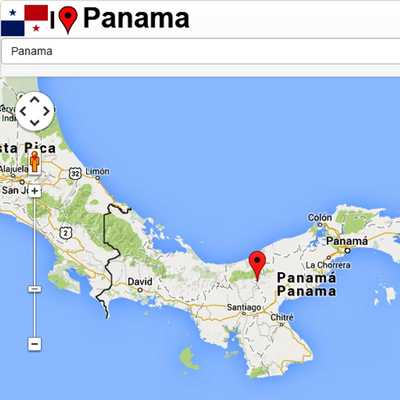 Emulate Android APK Panama City map