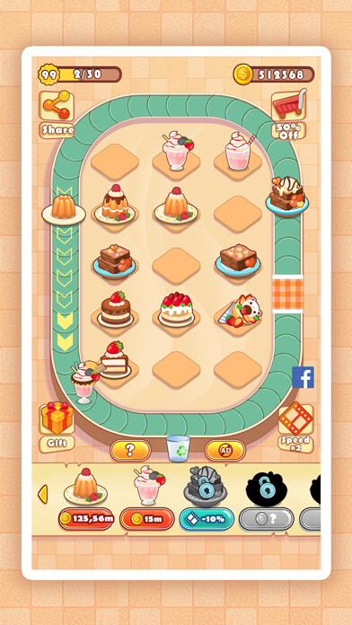 Emulate iPhone app Pancake Milkshake™ Merger using MyAndroid
