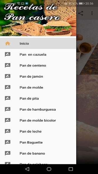 Run android online APK Pan Casero Recetas Fáciles from MyAndroid or emulate Pan Casero Recetas Fáciles using MyAndroid