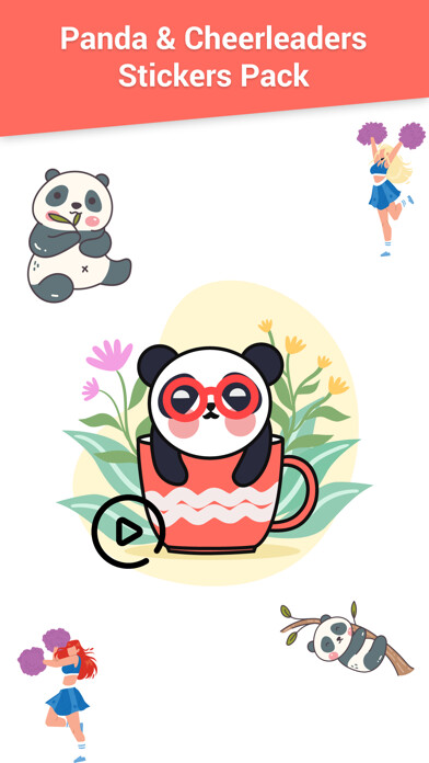 Emulate iPhone app Panda & Cheerleaders Animated using MyAndroid Emulate iPhone app Panda & Cheerleaders Animated using MyAndroid