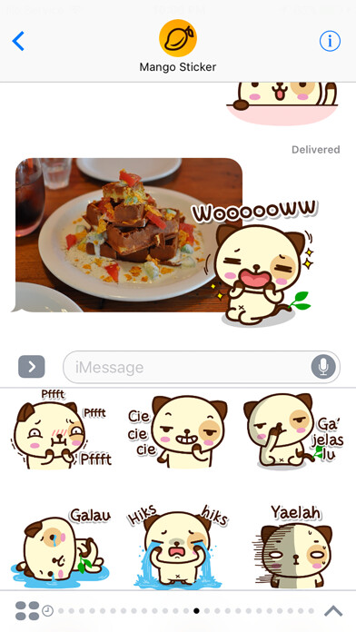 Emulate iPhone app Pandadog (Bahasa Indonesia) - Mango Sticker using MyAndroid Emulate iPhone app Pandadog (Bahasa Indonesia) - Mango Sticker using MyAndroid
