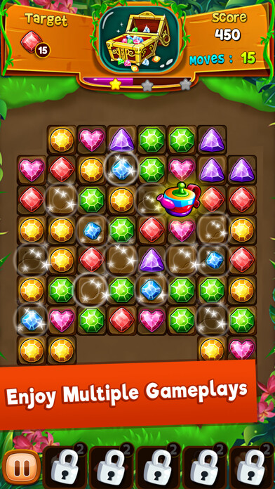 Emulate iPhone app Panda Gems - Match 3 Game using MyAndroid Emulate iPhone app Panda Gems - Match 3 Game using MyAndroid