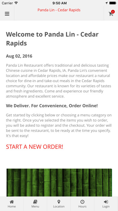 Emulate iPhone app Panda Lin - Cedar Rapids Online Ordering using MyAndroid Emulate iPhone app Panda Lin - Cedar Rapids Online Ordering using MyAndroid