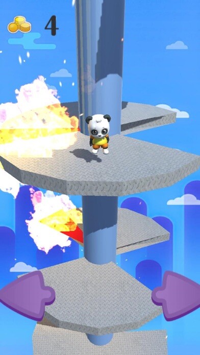Emulate iPhone app Panda Stars Jump on Helix Path using MyAndroid Emulate iPhone app Panda Stars Jump on Helix Path using MyAndroid