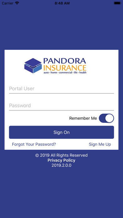 Emulate iPhone app Pandora Insurance Online using MyAndroid Emulate iPhone app Pandora Insurance Online using MyAndroid
