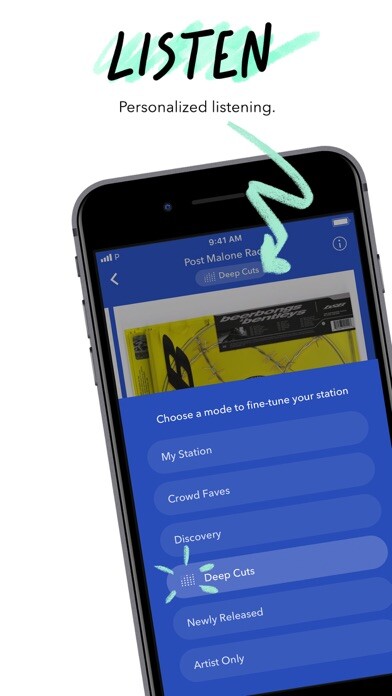 Emulate iPhone app Pandora: Music & Podcasts using MyAndroid