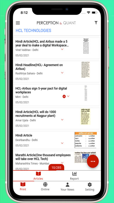 Emulate iPhone app PandQ using MyAndroid