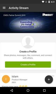 Emulate Android APK Panduit Partner Summit