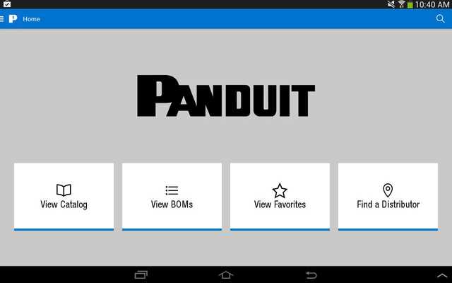 Emulate Android APK Panduit Select