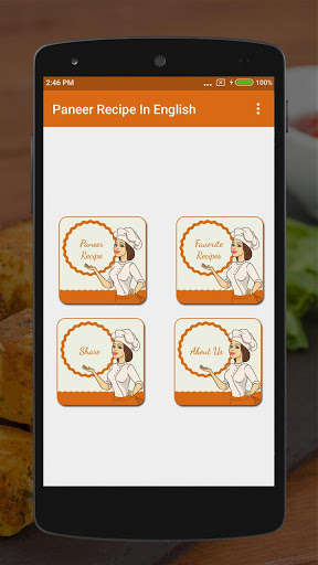 Emulate Android APK Paneer Recipes in English Emulate Android APK Paneer Recipes in English
