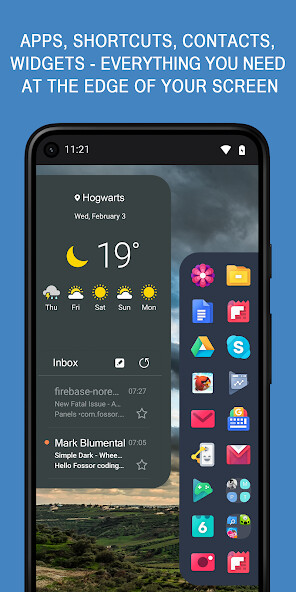 Run android online APK Panels - sidebar (edge screen) from MyAndroid or emulate Panels - sidebar (edge screen) using MyAndroid